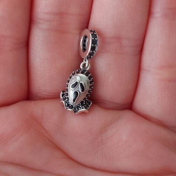 925 Sterling Silver Scream Charm - Picture 9 of 9